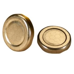 43mm Gold Lug Cap W/ Honeycomb