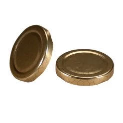 58mm Gold Lug Cap W/ Honeycomb